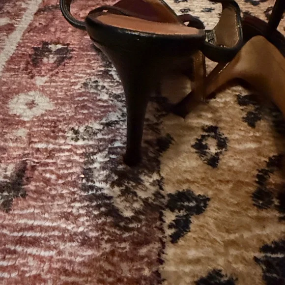 Givenchy Black Leather Heels - Picture 4 of 5